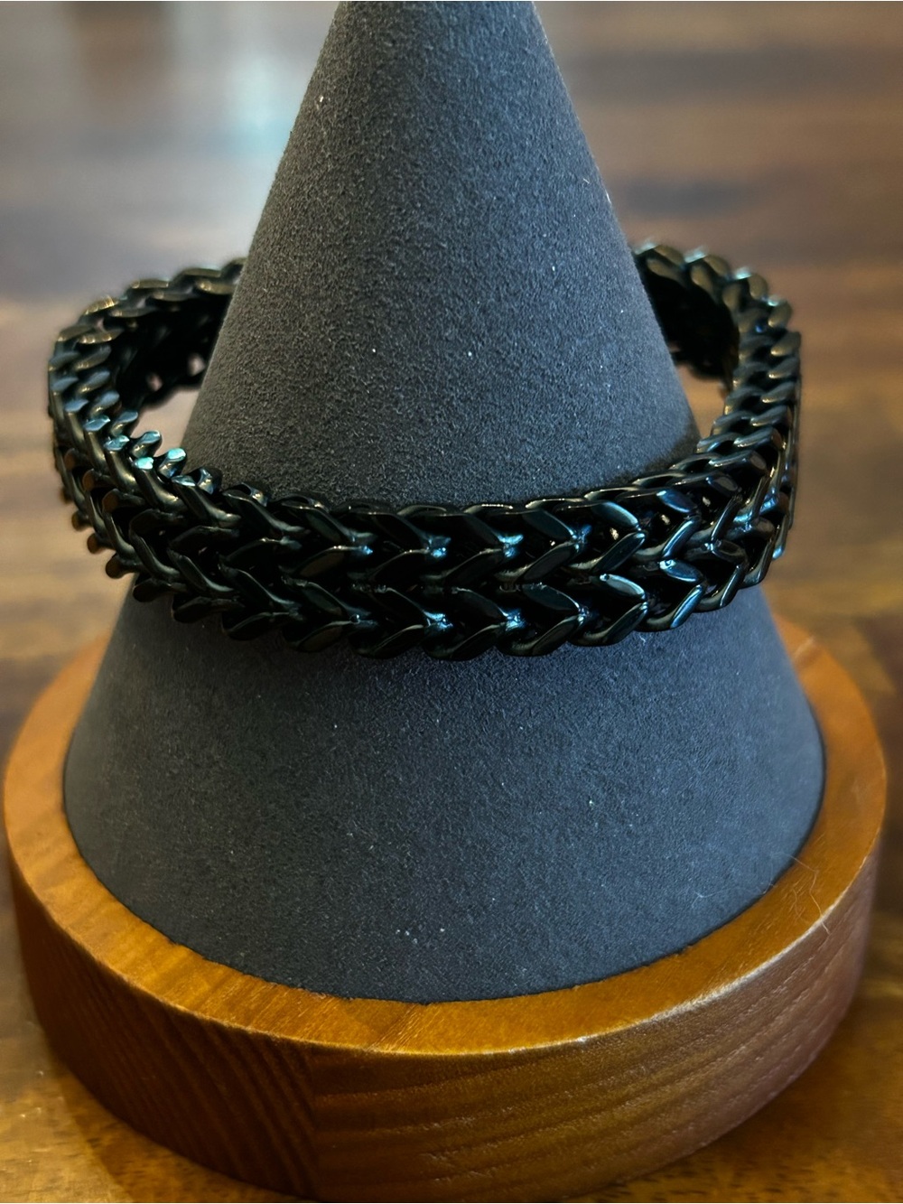 Fashion Jewelry Unisex Black Braided Bracelet Fits up to 7.50” Wrist Brand New